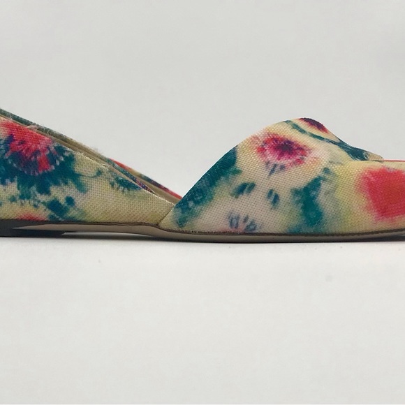 J Crew Sloan d'Orsey flats in tie dye canvas - Picture 2 of 7
